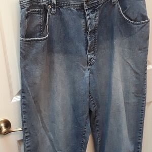 JEAN JOHN solid blue cotton jeans size 40